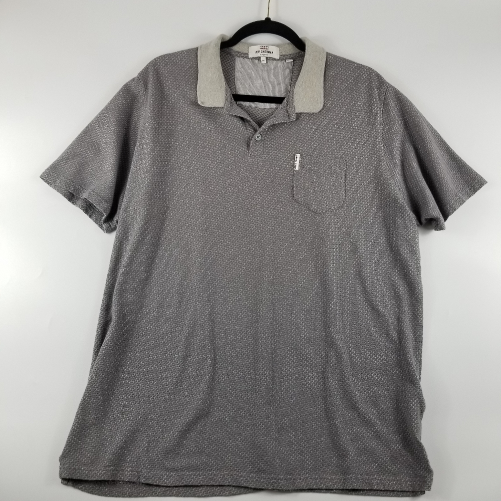 Ben Sherman 100% Cotton Polo in Grey, 2XL